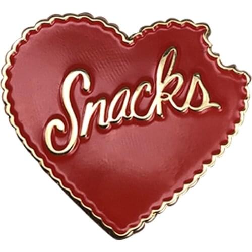 Heart Snacks Badge cute Decor to Enhance your super-cool lifestyle