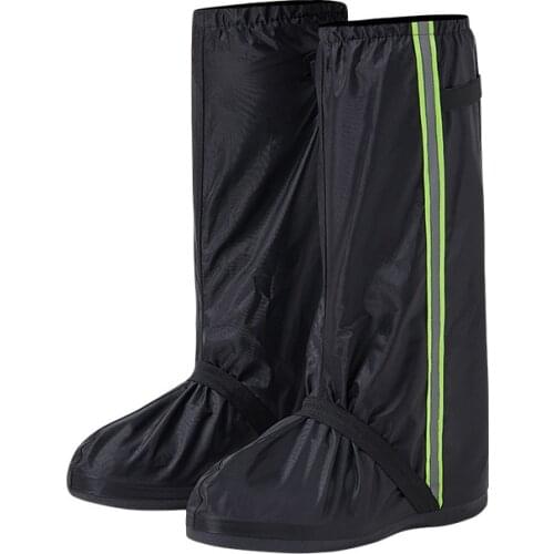 Mens and womens high waterproof and antifouling shoe covers for outdoor travel, padded non-slip Oxford shoe covers