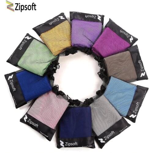 Zipsoft Brand Beach Towel Microfiber Fabric Travel Outdoors Sports Quick Drying Swimming Camping Bath Yoga Mat Gym 2021 New