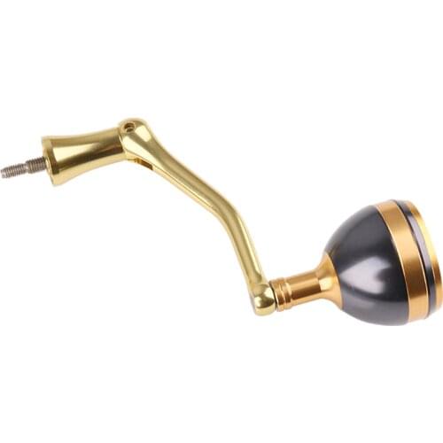 DIY Spinning Fishing Reel Handle Right And Left Two Pieces Of Thread Replacement Accessory Aviation Aluminum Fishing Tool