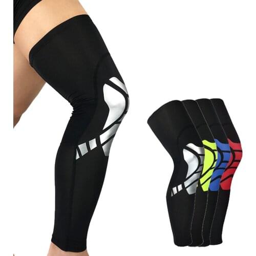 1 Pcs Sports Compression Knee Pads Summer Thin Breathable Leg Protectors Outdoor Football Riding And Running Protective Gear