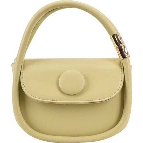 Candy Colors New Designer PU Leather Crossbody Bags for Women 2021 Simple Fashion Shoulder Tote Lady Luxury Handbags Purses bags