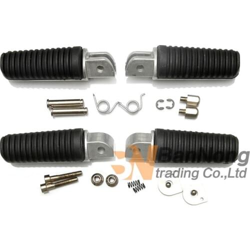 High quality motorcycle Front&Rear Footrests Foot pegs For Yamaha YZF600 YZF1000 XJ6 FJR1300 BT1100 MT-01 MT-03