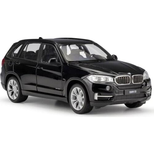 1:24 WELLY BMW X5 SUV door can open Steering wheel linkage Simulation die-casting collection car models toys
