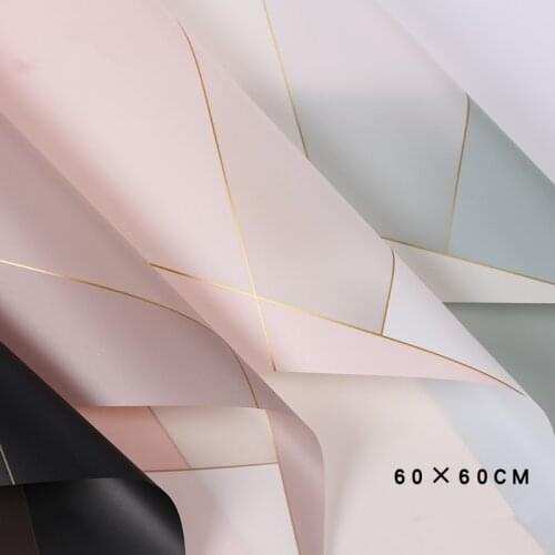 20pcs/lot Mix Color Waterproof Flower Wrapping Craft Paper Translucent Birthday Gift Packaging Origami Paper Florist Supplies