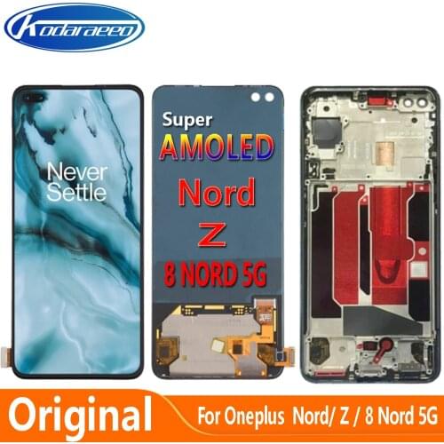 AMOLED Display 6.44" For OnePlus Nord LCD Touch Screen Digitizer Assembly For OnePlus 8 Nord 5G AC2001 AC2003