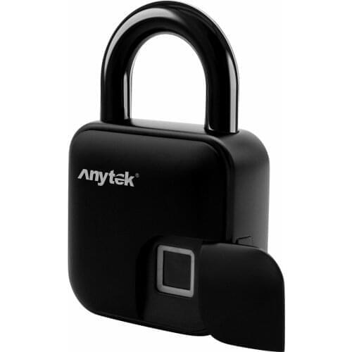 Anytek L3 Usb Rechargeable Smart Lock Keyless Fingerprint Lock Ip65 Waterproof Anti-Theft Security Padlock Door Luggage Cas