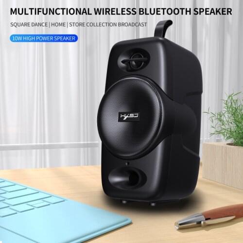 Bluetooth Speaker With Hi-Res 10W Audio Bluetooth 5.0 Extended Bass And Treble Speaker Wireless HiFi Portable Speaker