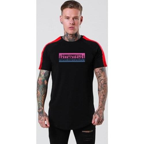 Brand T-Shirts Summer Sporting T-shirt Men Short Sleeve Fitness T shirt Mens Gyms Bodybuilding Tshirt Streetwear Tee Shirt