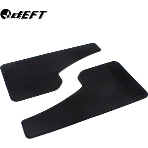 DEFT Racing Universal Mud Flaps SUV Vehicle Car Pickup Carbon Fiber Pattern Mud Guards Universal Mudguards Car Fenders 2pcs
