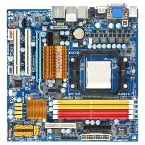 For Gigabyte GA-MA78GPM-DS2H Original Used Desktop Motherboard MA78GPM-DS2H 780G Socket AM2 DDR2 On Sale