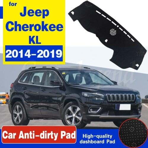 For Jeep Cherokee KL 2014 2015 2016 2017 2018 2019 Anti-Slip Mat Dashboard Cover Pad Sunshade Dashmat Protect Car Accessories