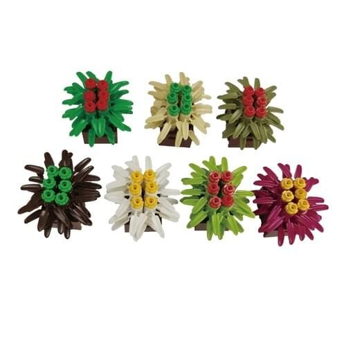 Creator Models Cities Plant Set Birthday present MOC Street View Compatible Building Blocks Suitable for Children City