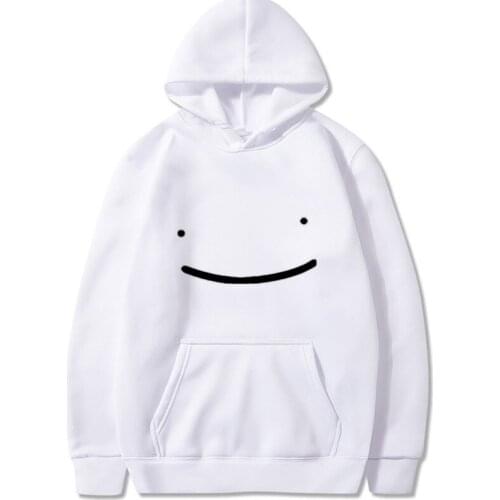 2021 Autumn New Fashion Women Smile Print Solid Loose Hooded Pullovers Casual Stylish Oversize Sweatshirt