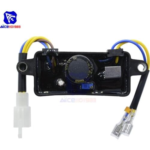 Diymore AVR Single Phase Voltage Regulator Rectifier for 2KW 3KW Gasoline Generator Electric Start