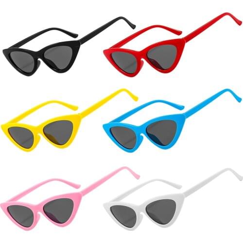 Cat Eyes Sunglasses Women Sexy Retro Small Cat Eye Sunglasses Colorful Eyewear For Female Oculos De Sol For Fishing Sunglasses