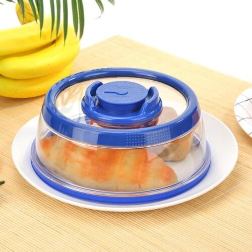 Vacuum Food Sealer Cover Kitchen Instant Fresh Crisper Fruit Preservation Food Fresh Keeping Wrap Reusable Wrap Seal Lid Cover