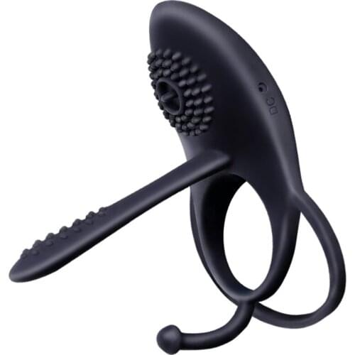 10 Speed Vibration Penis Ring Male Penis Lock Fine Delay Sex Toys Adult Couples Total Shock Female Clitoris Vaginal Irritation