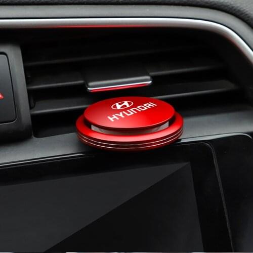 Auto Logo Rotating Car Air Freshener Perfume Interior Parts Decor Aromatherapy For Hyundai I30 I20 IX35 I40 Tucson Getz Sonata
