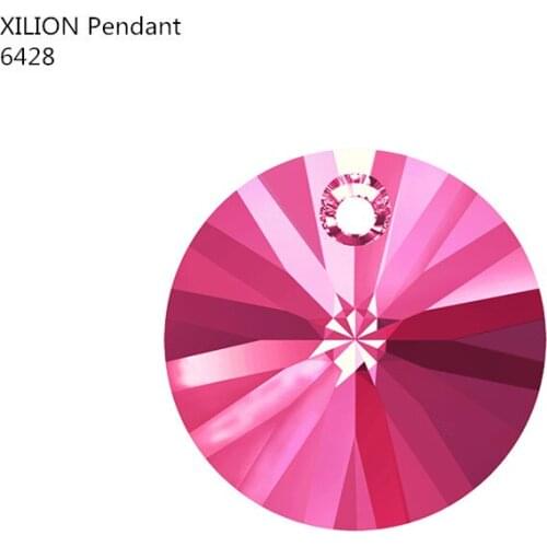 XILION round Pendant 6428 6mm Austrian 100% Original beads for DIY crystal jewelry making accessories findings