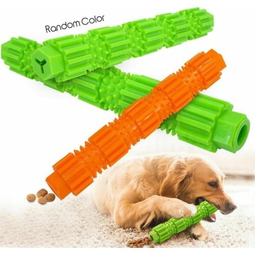 Pet Dog Chew Toy For Aggressive Chewers Treat Dispensing Rubber Teeth Cleaning Toy Squeaking Rubber Dog Toy