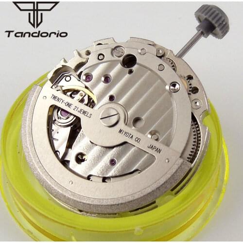 Classic 21 jewels Miyota 821A movement mechanical Automatic movement date display