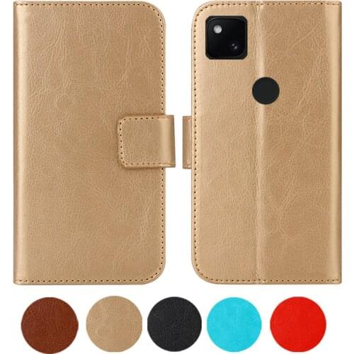 Leather Case For Google Pixel 4a 4G Retro Flip Cover Wallet Coque for Google Pixel 4a 4G Phone Case Fundas Etui Bags Magnetic