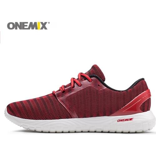 ONEMIX Women Running Shoes Men Sneakers Fashion Breathable Mesh Cushioning Couple Outdoor Jogging Shoes Walking Shoe