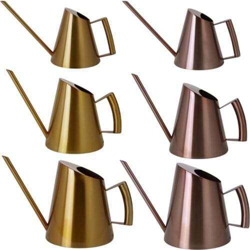 Stainless Steel Watering Can Garden Flower Plants Long Mouth Sprinkling Pot Tool Dropshipping