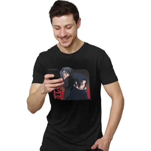 Anime Manga T Shirt Men Cotton Tees Simwill Tshirt Short-Sleeve Casual T-shirt Merch