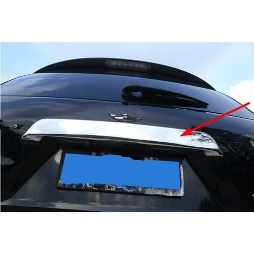 Chrome Rear Trunk lid Tailgate Door cover trim for Toyota Highlander 2009 2010 2011