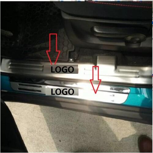 For Suzuki Vitara 2015-2018 Door Sill Scuff Plate Welcome Pedal Stainless Steel Car Styling Accessories