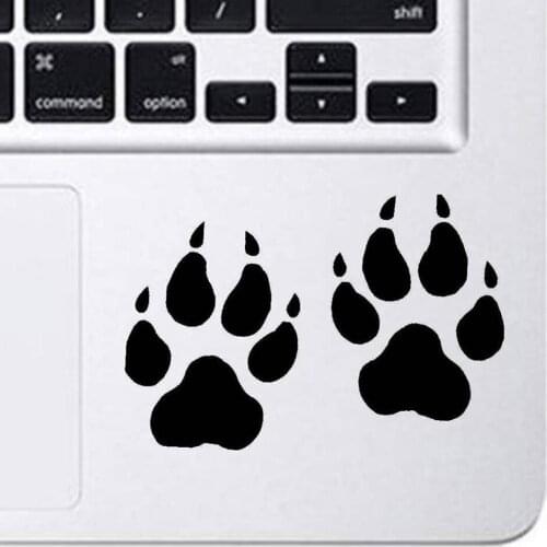 Wolf Paw Decal Die Cut Vinyl For Car Window Decor Sticker Truck Laptop Decal Computer Sticker Removable Art Decor Decals C521