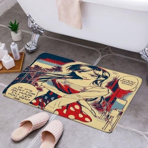 Rent a Girlfriend 3D Print Doormats Rectangle Non-Slip DoorMat Bedroom Kitchen Entrance Print Door rugs Dropshipping
