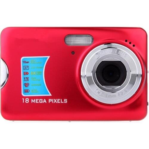 New High Quality 18 Mega pixels HD Mini Digital Camera 18MP 8x Zoom Smile Capture Anti-shake Video Camcorder