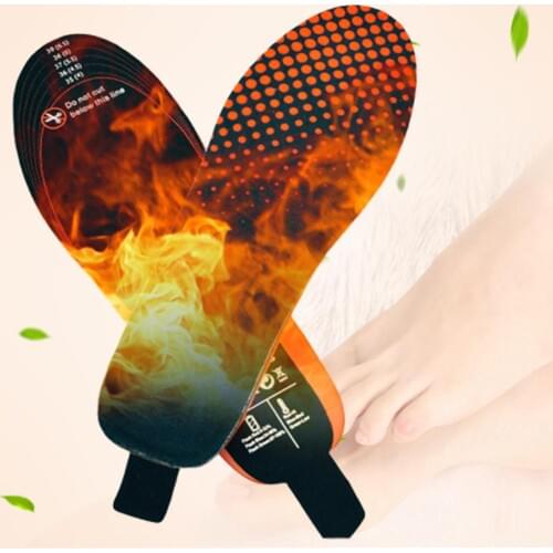 Rechargeable Electric Heating Insoles Remote Control Winter Thermal Heated Insoles Keep Warm Shoes Pad For Blood Circulation