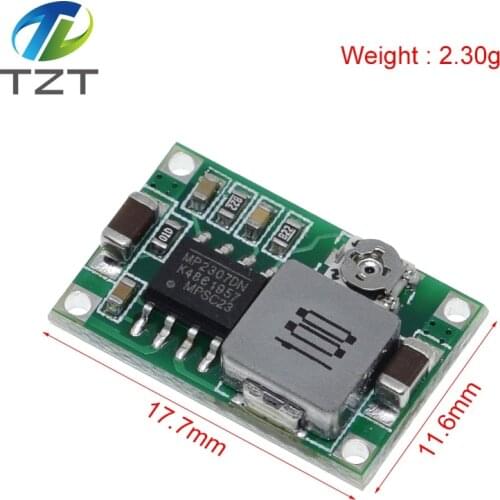 TZT Mini360 DC-DC Buck Converter Step Down Module 4.75V-23V to 1V-17V 17x11x3.8mm SG125-SZ