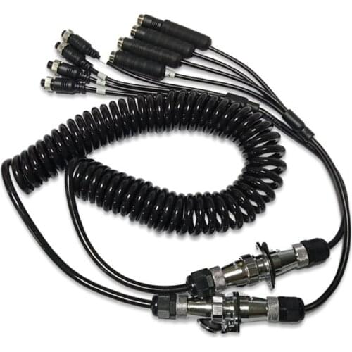 Source factory semi-trailer Container 5 m 4 in one spring wire Copper core Waterproof shield extension cable