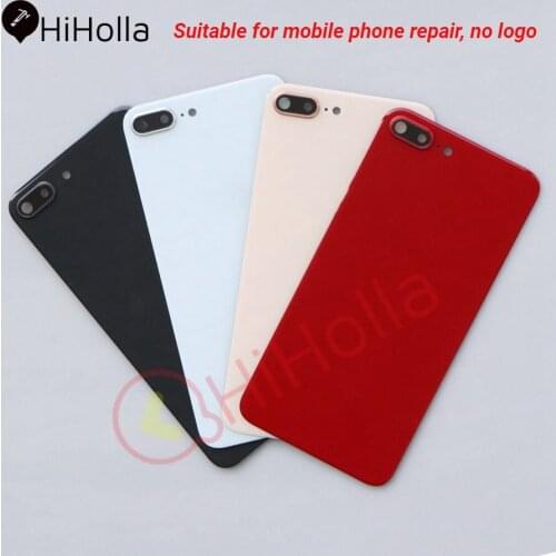 Rear Glass For iPhone 8 Back Battery Cover Glass Panel Rear Door Housing Case For iPhone 8 Plus Back Glass Cover+Camera Lens