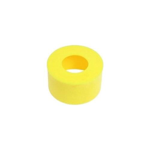 Yellow Round Shape Plastic 1 Push Button Control Station Switch Shell Box