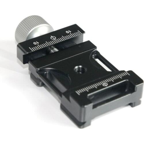 Aluminum CNC 1/4'' & 3/8'' Screw Camera Quick Release Plate Clamp Adapter Mount for DSLR Tripod Monopod Ball Head Arca Swiss