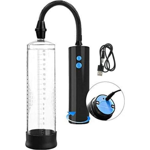 Auto Penis Enlarger Pump Sex Toys Erection Dick Electric adult Male Masturbator Penile Erection Training Vibrator Cock Extender