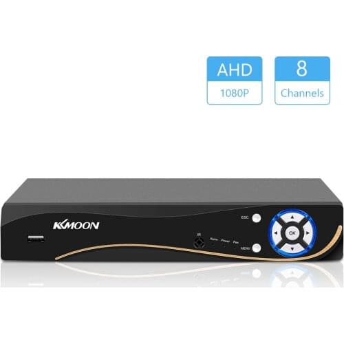 8CH 1080P Hybrid 5-in-1 AHD DVR Standalone Surveillance Digital Video Recorders,Easy Remote View,Customize Motion Detection