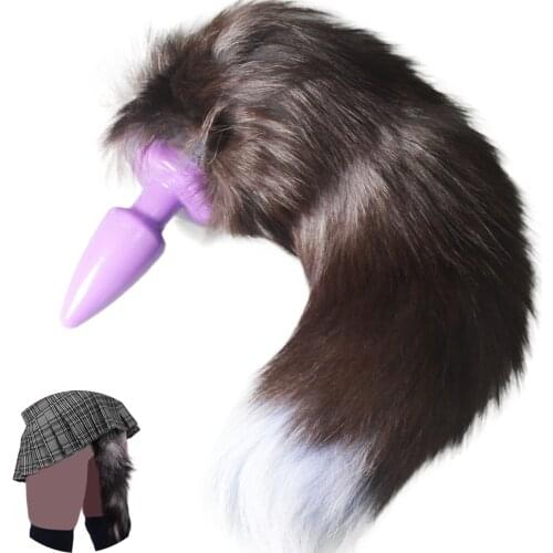 50cm wild Fox Tail Big Butt Anal Plug for women furry G SPOT Stimulation erotic Toy Dog Cat Tail LOVER Sex Products SEX GAME