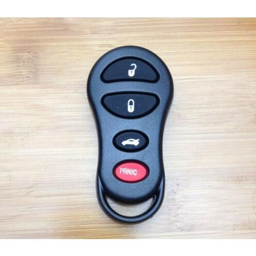 Keyless Entry 4 Button Remote Key Control Shell Case For Chrysler Jeep Dodge Fob Key Cover