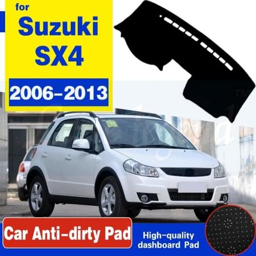 For Suzuki SX4 2006~2013 Anti-Slip Mat Dashboard Cover Pad Sunshade Dashmat Protect Carpet Car Accessories Maruti SX-4 SX 4 2012