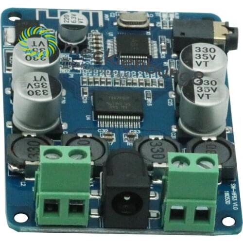 Dual Channel Wireless Bluetooth 4.0 Amplifier Audio Receiver TDA492P 25W + 25W Digital Amplifier Module