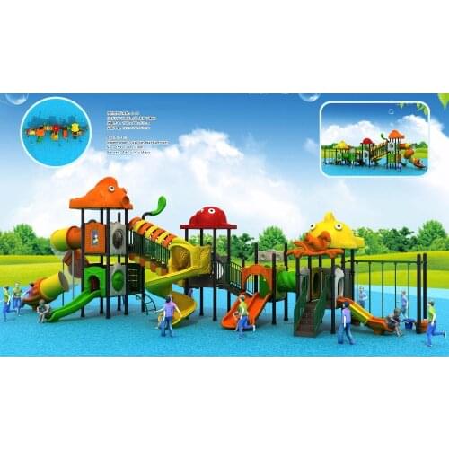 Exported to USA Door to Door Service Highest Quality School Playground Structure 2016HZ-M001 23 Years' Manufacture Experiences