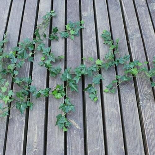 2m Artificial Plant Vine Wall Hanging Simulation Green Creeper Home Decoration