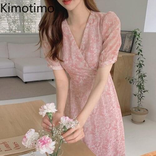 Kimotimo Pink Summer Dresses